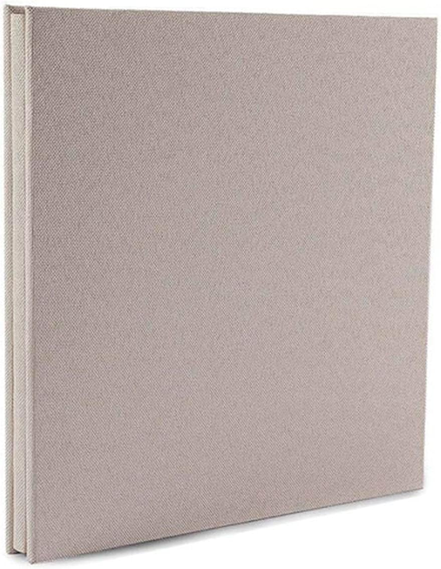 Photo Albums DIY 40 Page Linen Hardcover Wedding Baby Family Travel Gift Sticker Photo Album Magnetic Scrapbook Art Photo Album Album de fotos (Color : Beige)