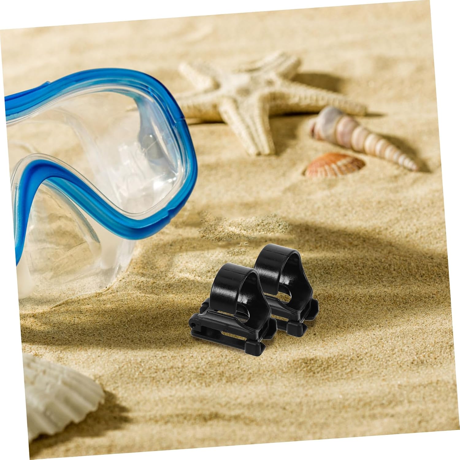 Hemoton 4pcs Plastic Dive Clip Keeper for Scuba Gear Lightweight and Sturdy Tube Retainers for Underwater Equipment Prevents Water Ingress for Diving Scenarios