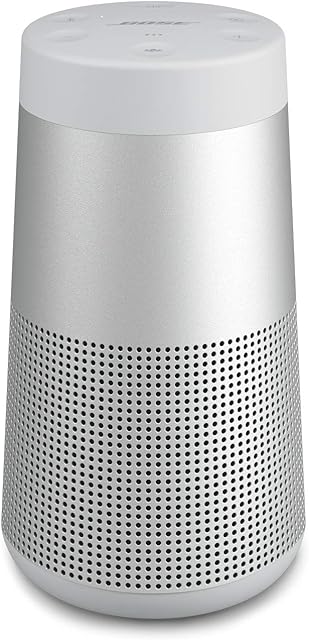 Bose SoundLink Revolve (Series II) Portable Bluetooth® Speaker-Wireless water-resistant speaker with 360° sound, Silver