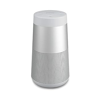 Bose SoundLink Revolve (Series II), Portable Bluetooth Speaker with 360 Sound,13 Hours of Battery Life,Water & Dust Resistant, Luxe Silver