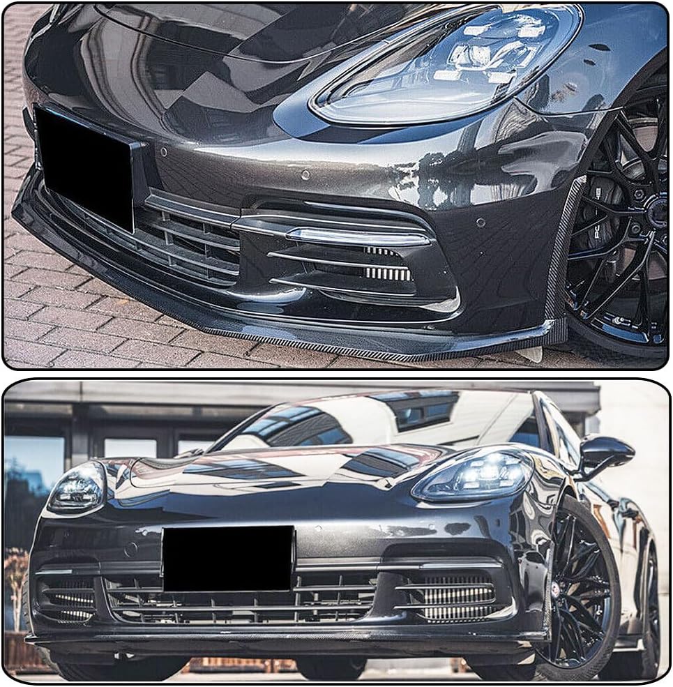 Carbon Fiber Front Bumper Lip fits for Porsche Panamera 971 2017-2019 Chin Spoiler Splitter Protector Factory Outlet