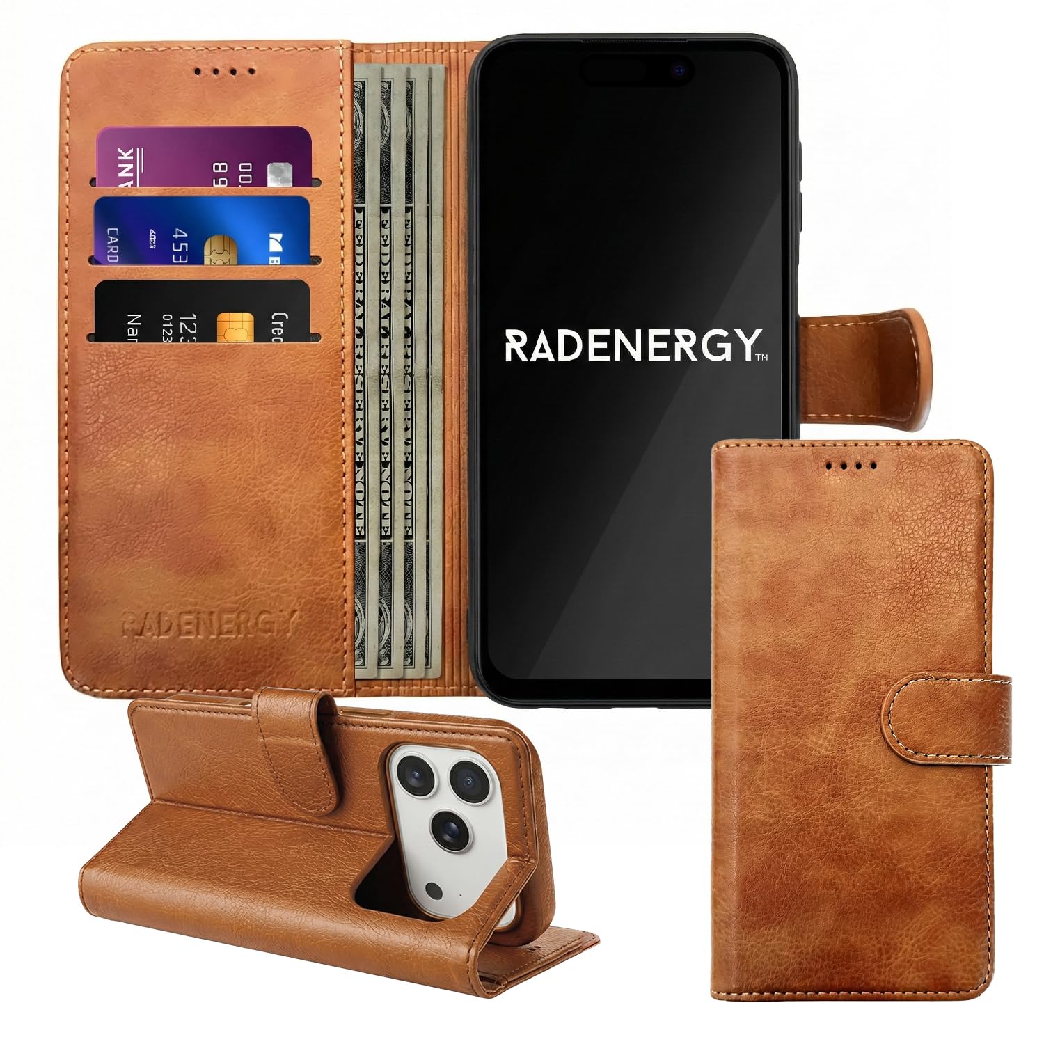 RadEnergy Leather Flip Folio