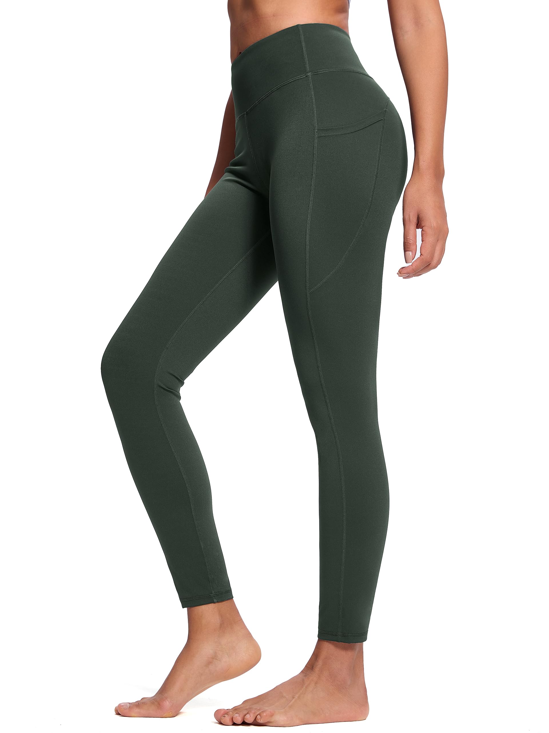 SEVEGO Tall Women's 30"/32"/34"/36" Yoga Leggings High Waist Workout Activewear Pants with Pockets