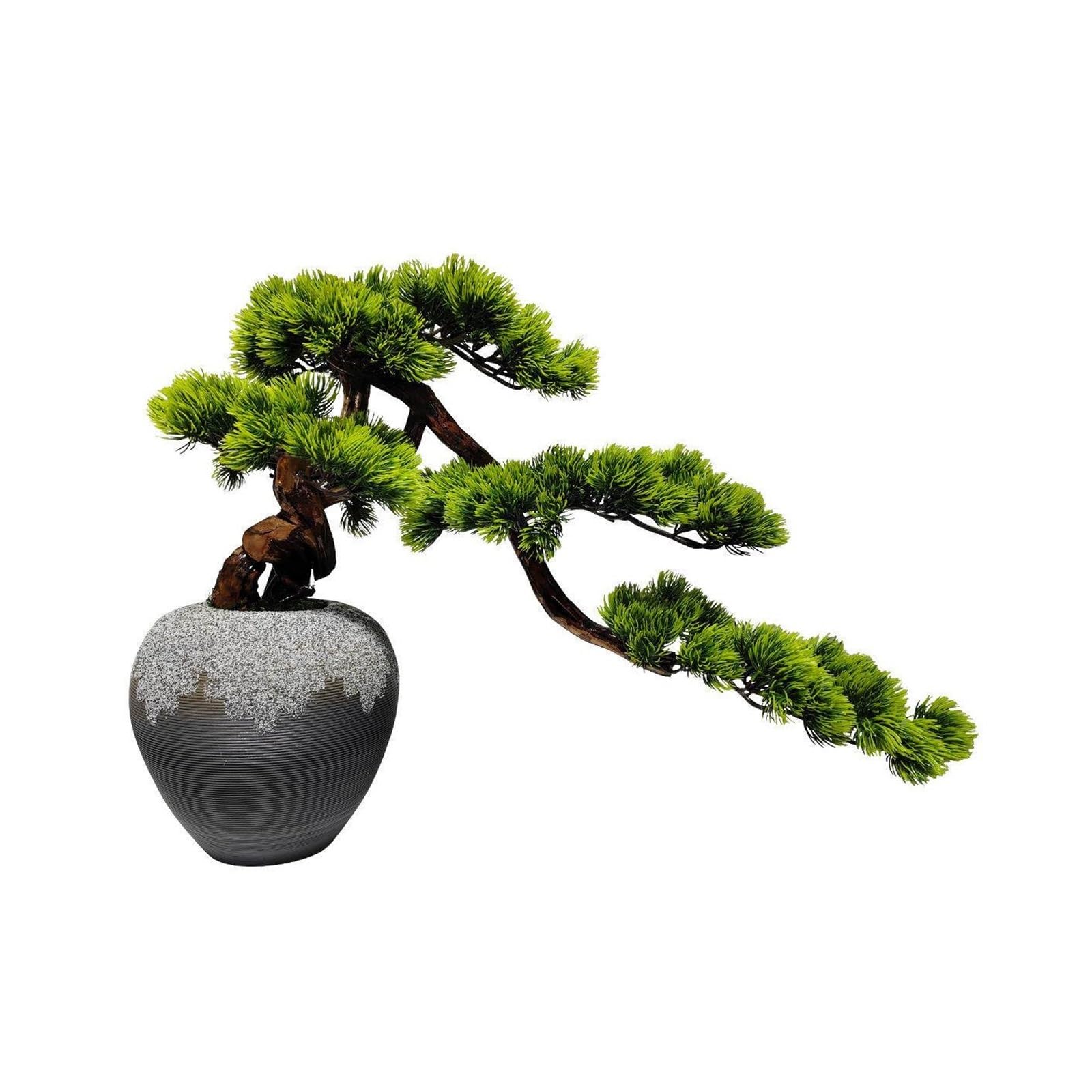 Fake Tree Chinese-style Artificial Pine Bonsai Ornaments Indoor Green Plants Potted Indoor Decor