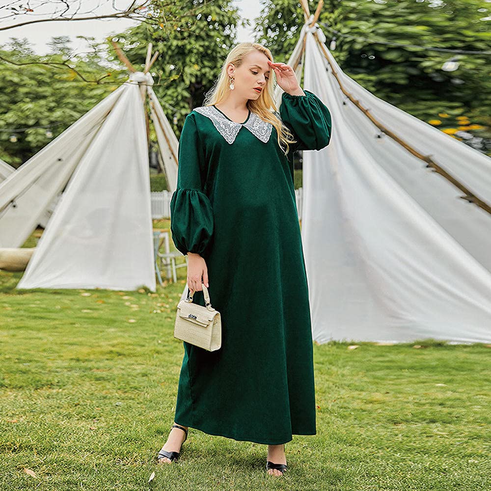 Amazon.com: 3FLQOOPP Green Spring Woman Maxi Dress Plus Size Woman Long Lantern Sleeve Clothes (Green 3X) : Clothing, Shoes & Jewelry Amazon.com: 3FLQOOPP Green Spring Woman Maxi Dress Plus Size Woman Long Lantern Sleeve Clothes (Green 3X) : Clothing, Shoes & Jewelry