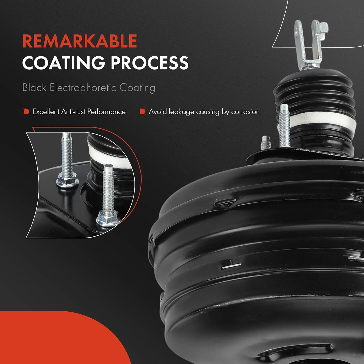 A-Premium Vacuum Power Brake Booster Compatible with Honda Odyssey 1999-2004, Without Master Cylinder