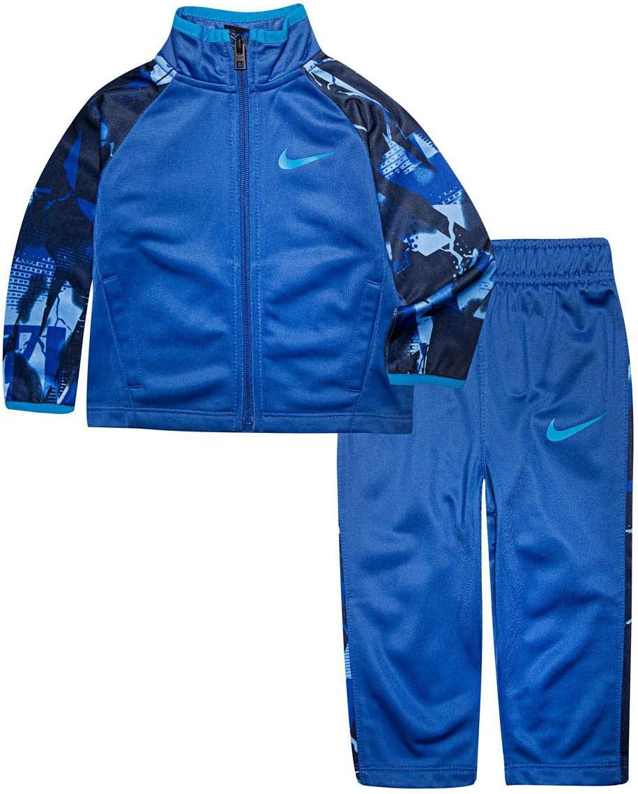Nike Boy`s Futura Tricot Jacket and Pants 2 Piece Set (Game Royal(66E200-U89)/Blue, 12 Months)