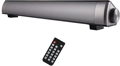 TOPROAD Altavoz Bluetooth, altavoz inalámbrico portátil, altavoz alimentado por USB con sonido HD fuerte, Bluetooth 5.0, micrófono integrado, para