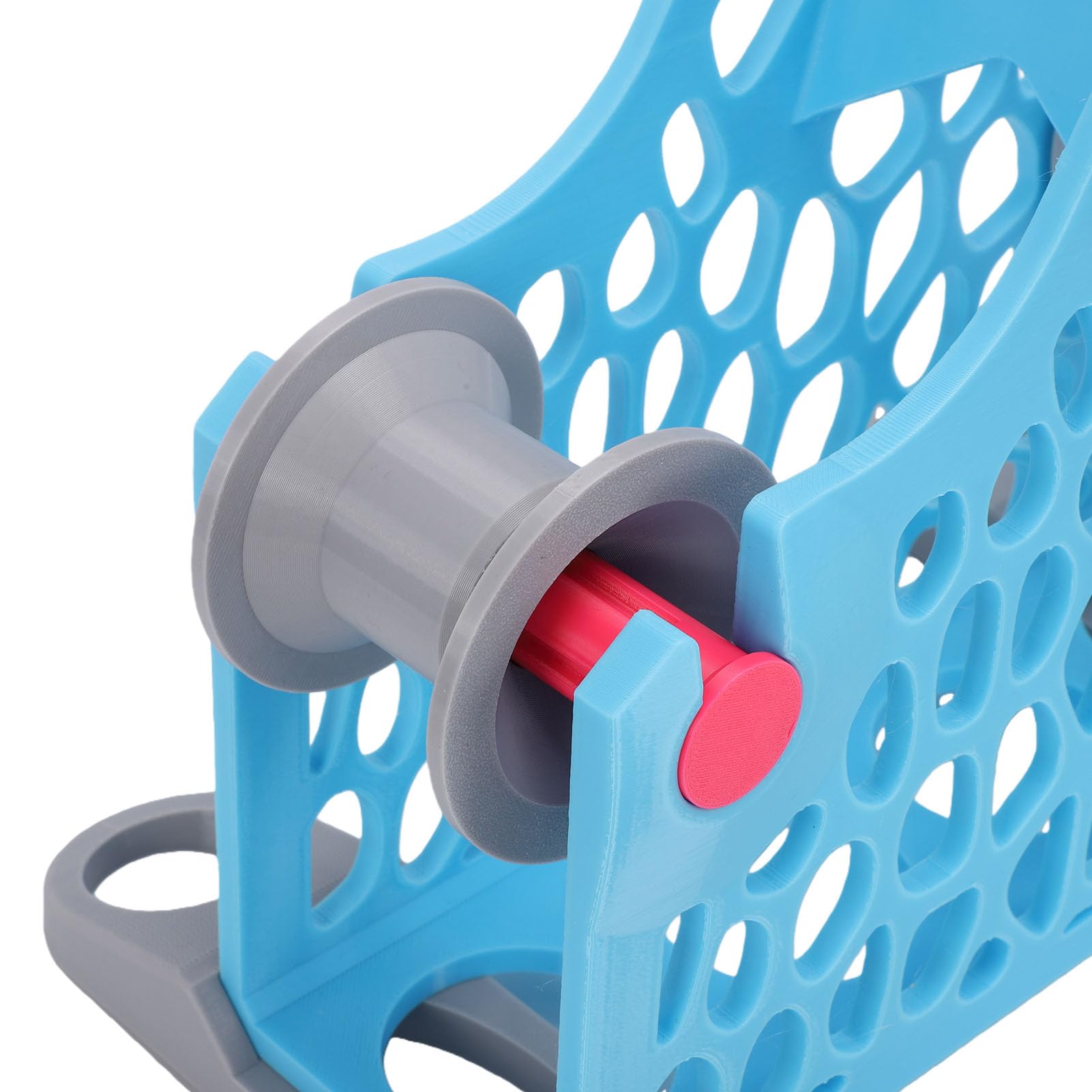 LICAEVEY Korba Ręczna Nawijak żarnika do Drukarki 3D, Odłączana Konstrukcja Modułowa Nawijak żarnika 1 Kg do PLA ABS PETG TPU Nylon Projekty Drukarskie Niebieski