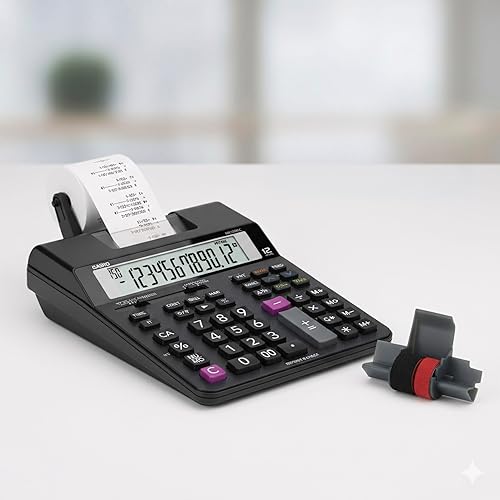 Miniatura 4 de IR-40T x [6 unidades] Cartucho de cinta de rodillo de tinta negra y roja de repuesto IR40T compatible con Canon P23-DH V, Casio HR-100TM, HR-150TM,