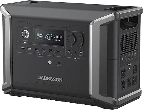 Dabbsson Portable Power Station DBS2300, 2330Wh EV Semi-solid State LiFePO4