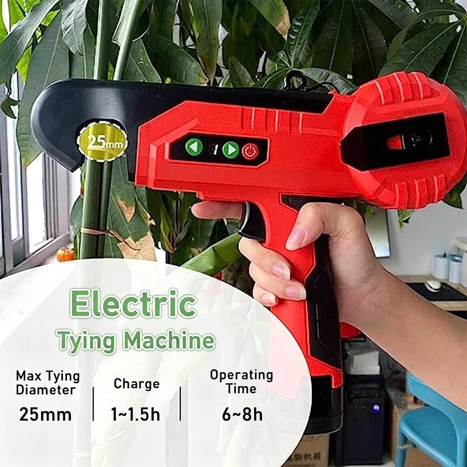 Máquina de atar plantas de vid, herramienta automática de atar alambre para uva, tomate, kiwi vides - Equipo de jardín de grado comercial