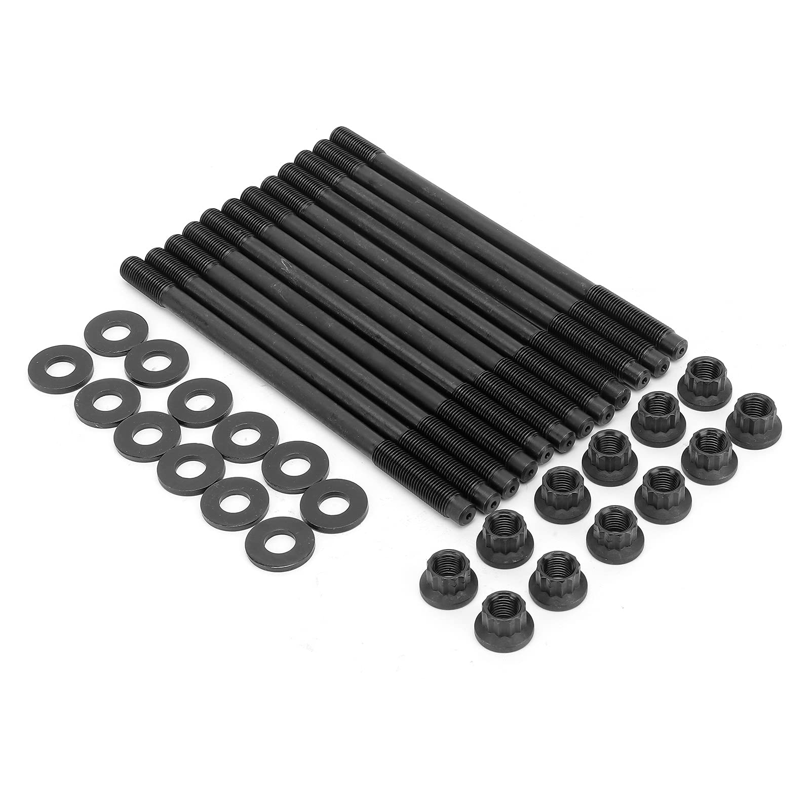 Kit Prigionieri Testata Bulloni Testata Motore Ad Alte Prestazioni Bulloni Resistenti per Modelli EJ20 EJ25 DOHC 2604701 Sostituzione 36PCS Ferro