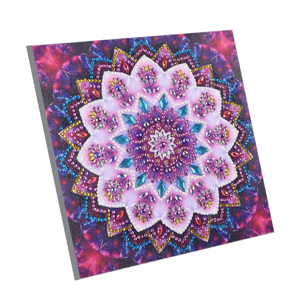 KBOLAE DIY 5D Special Shaped Flowers 5D Rhinestone Picture Cross Stitch Crafts Decors 2