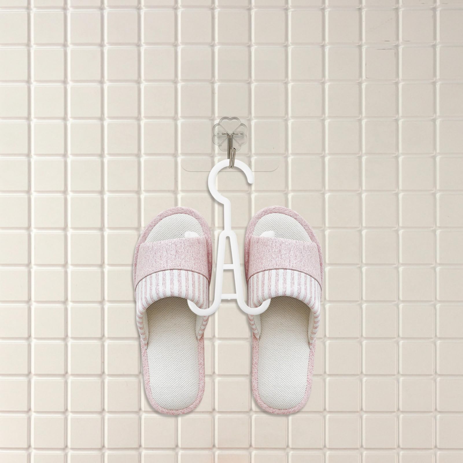 DECHOUS 3sets Hanging Shoes Rack Slipper Shoe Rack Boot Holder for outside Plastic 10pcs*3