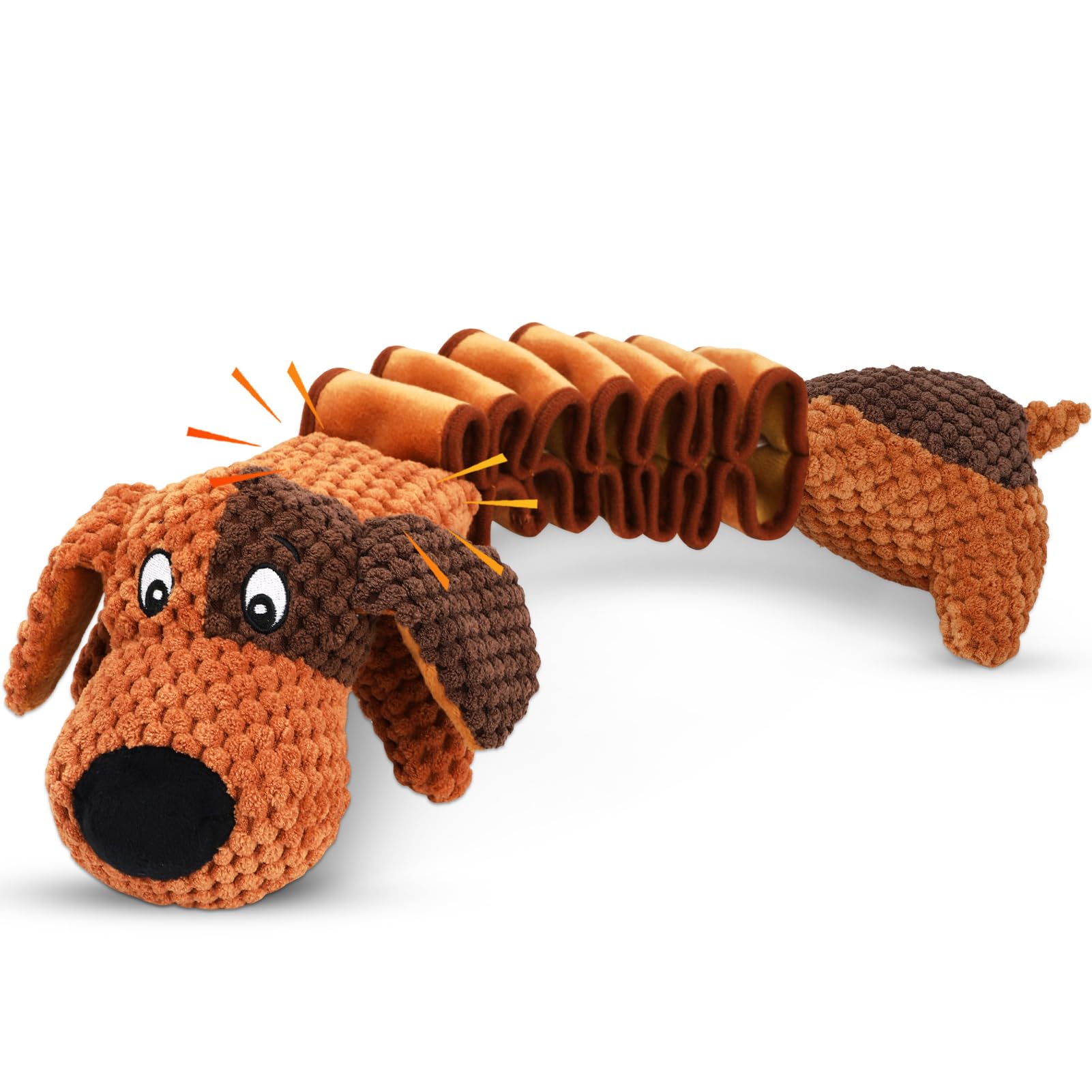 Homounter Dog Toys Plush Large Dogs with Squeaky and Crinkle Paper, Tug of War Pet Toys, Interactive Puppy Chew Toys for S...