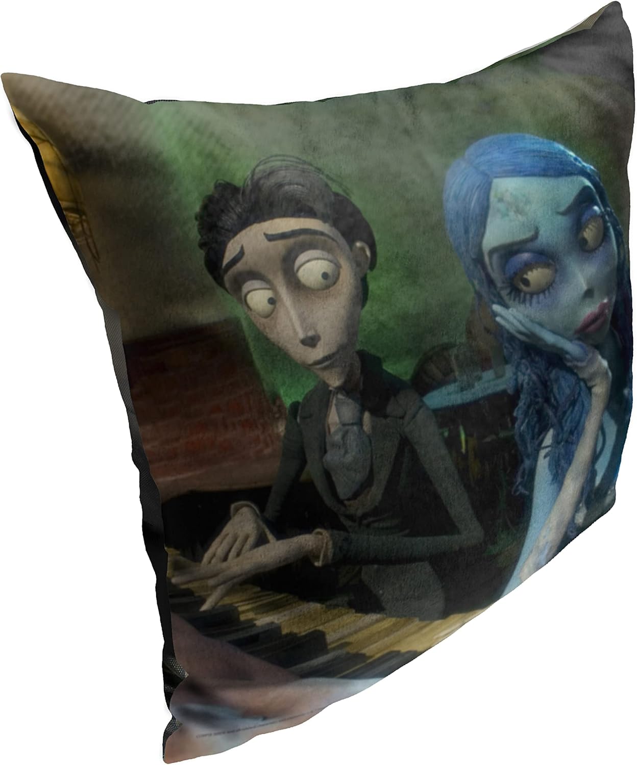 Northwest Corpse Bride Pillow, 18" x 18", Lovers Quarrel