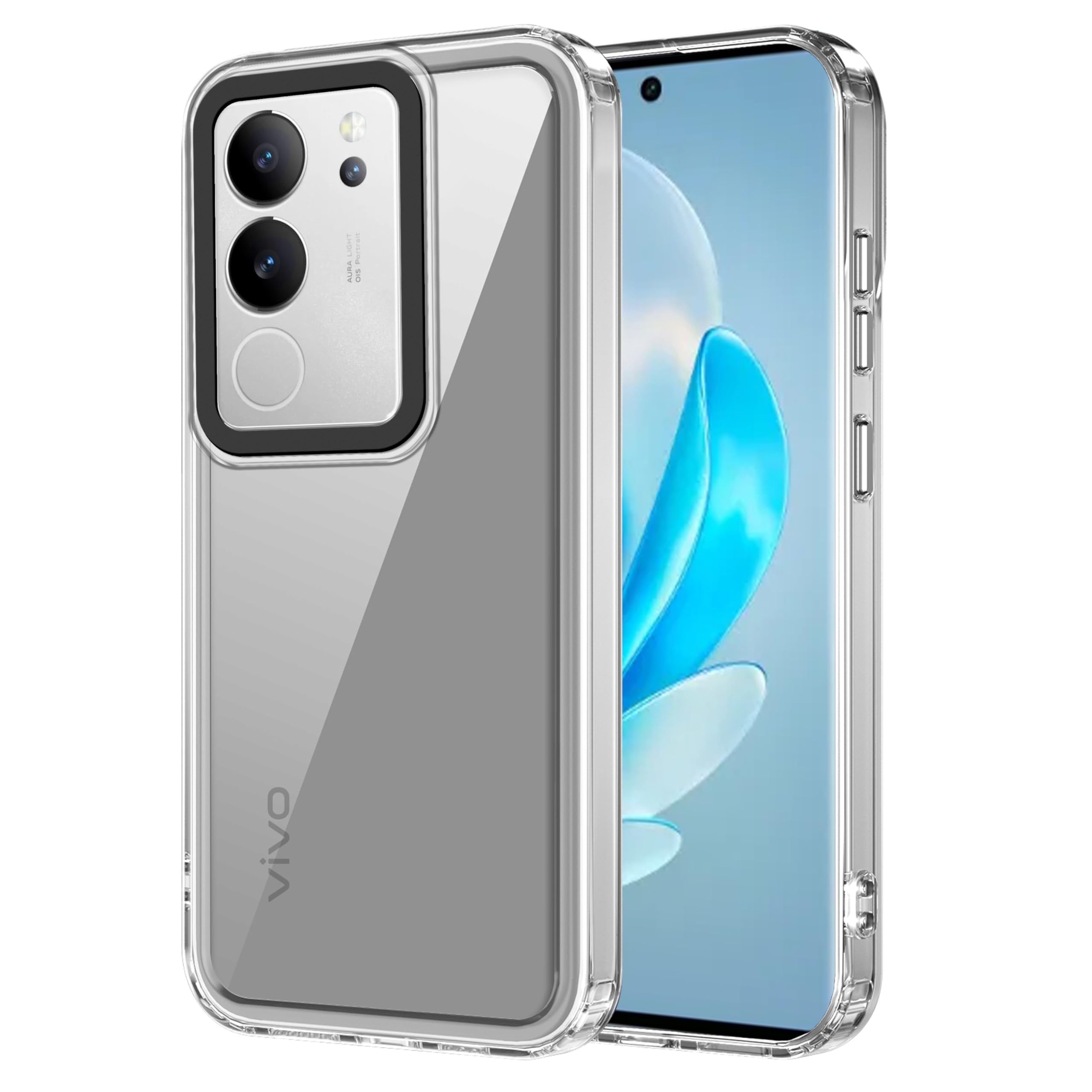 Zapcase Back Case Cover for Vivo V29 5G | Compatible for Vivo V29 5G Back Case Cover | 360 Degree Protection | Case Cover for Vivo V29 5G with Camera Protection | (TPU + PC | Transparent) (B0CSP8DGVQ) Amazon Price History, Amazon Price Tracker