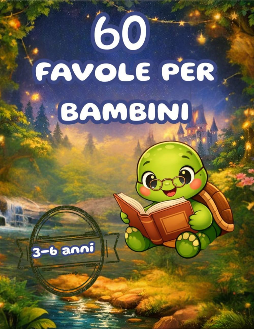 Favole per bambini: 60 Favole per Bambini 3-6 anni Magiche Storie , Illustrate a Colori: Dolci Racconti per Sogni Sereni, Momenti di Coccole e Relax