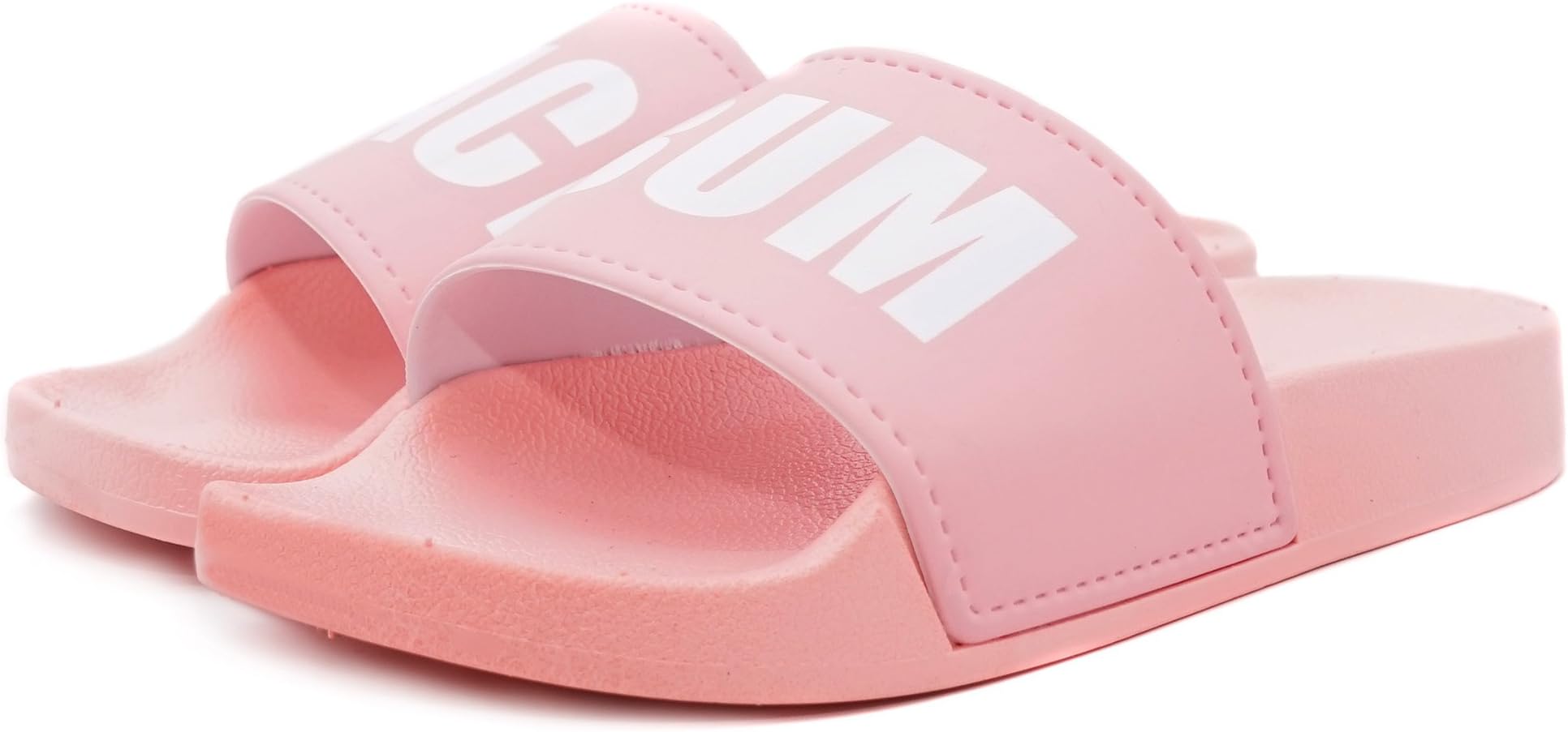 Charles Albert Word Pool Slide Verb Athletic Sandal (6, Beach Bum Blush)