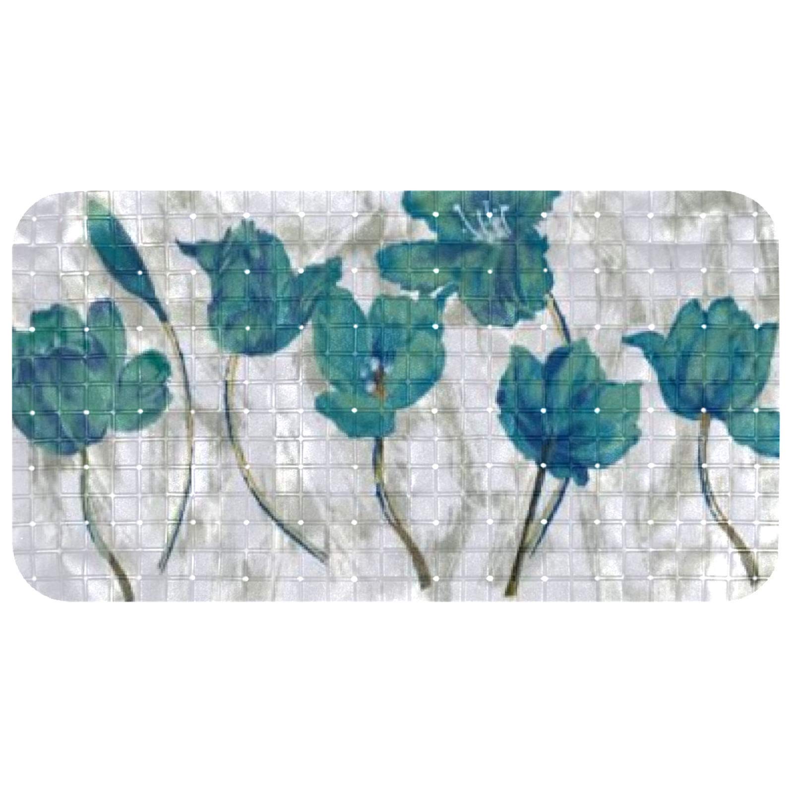 Tapis de bain pour baignoire anti-glisse sur sol lisse écologique