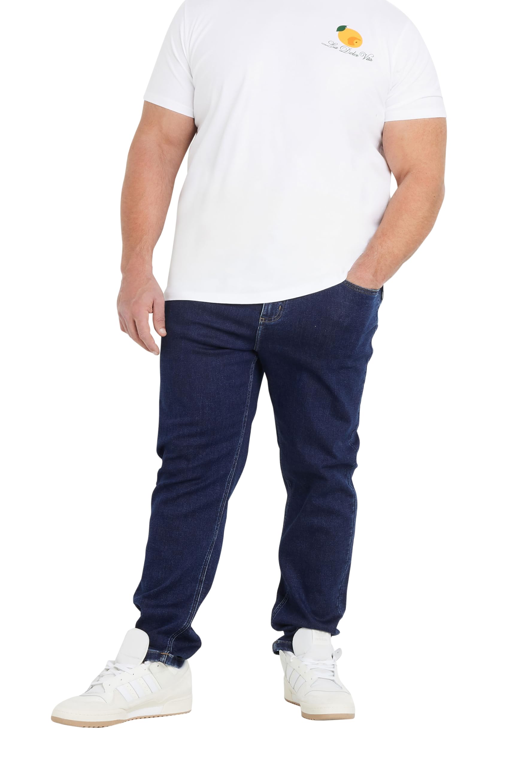 BadRhino Knitted Denim Jeans - Indigo - Mens - 38S