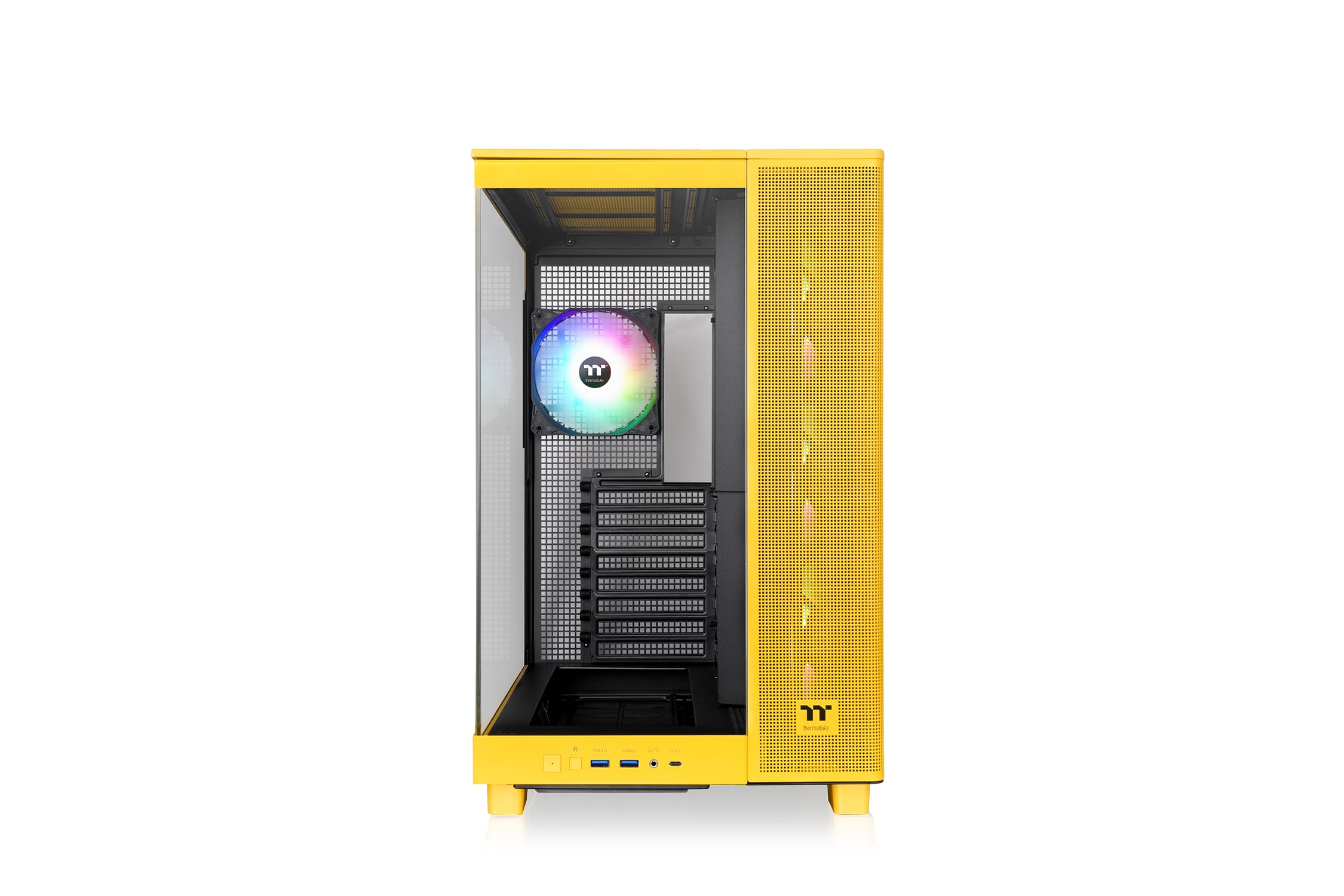 Thermaltake View 380 XL TG ARGB | Mid Tower PC‑Gehäuse | 4‑mm Tempered Glass | E‑ATX & XL‑Mainboard Support | USB‑C Front I/O… – Ansicht 2
