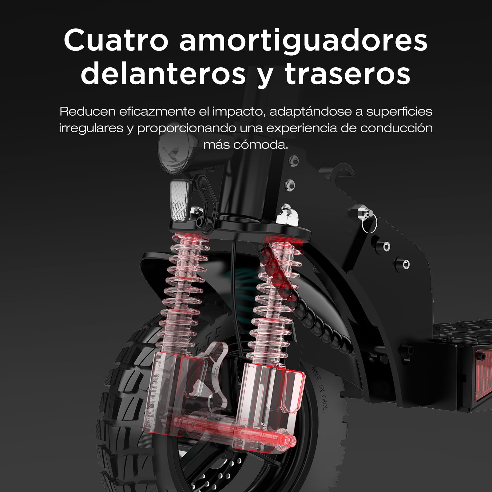 HITWAY Patinete Eléctrico Adultos 10 Pulgadas, Motor 1200W, Autonomía 90-110 km, Batería 15.6-27Ah, E Scooter Plegable, Velocidad Máxima 25KM/H, Neumáticos Sin Cámara de Aire, Indicadores, App