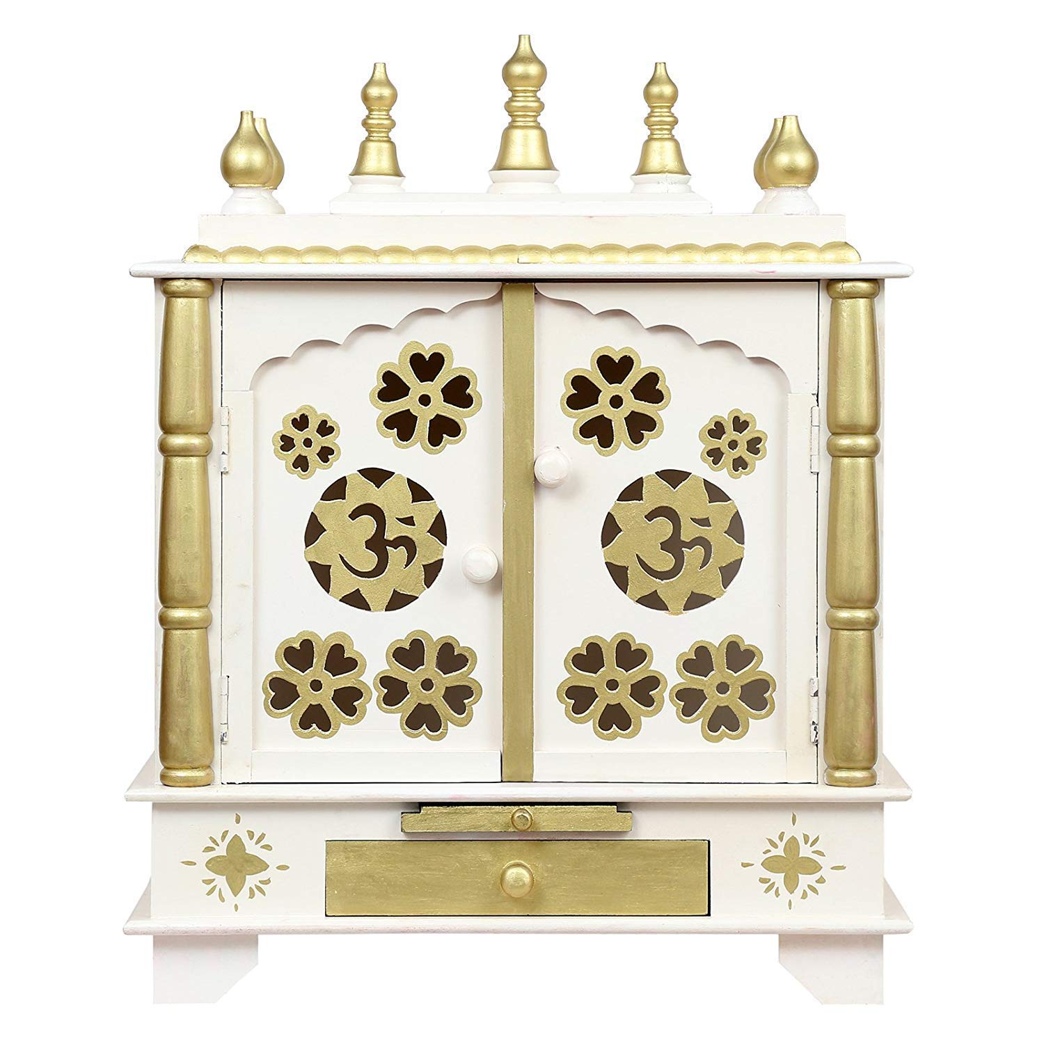 Buy Fasherati DIVINE Home Temple, Wooden Temple,Pooja Mandir for Home