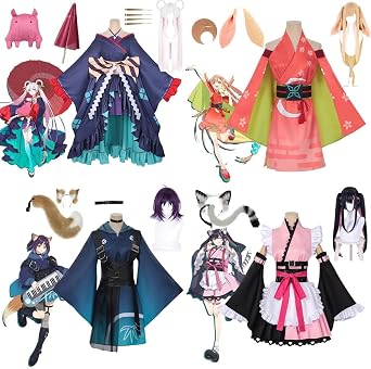 Amazon.co.jp: [ニピゴ] 超かぐや姫 コスプレ衣装 かぐや 酒寄彩葉 月