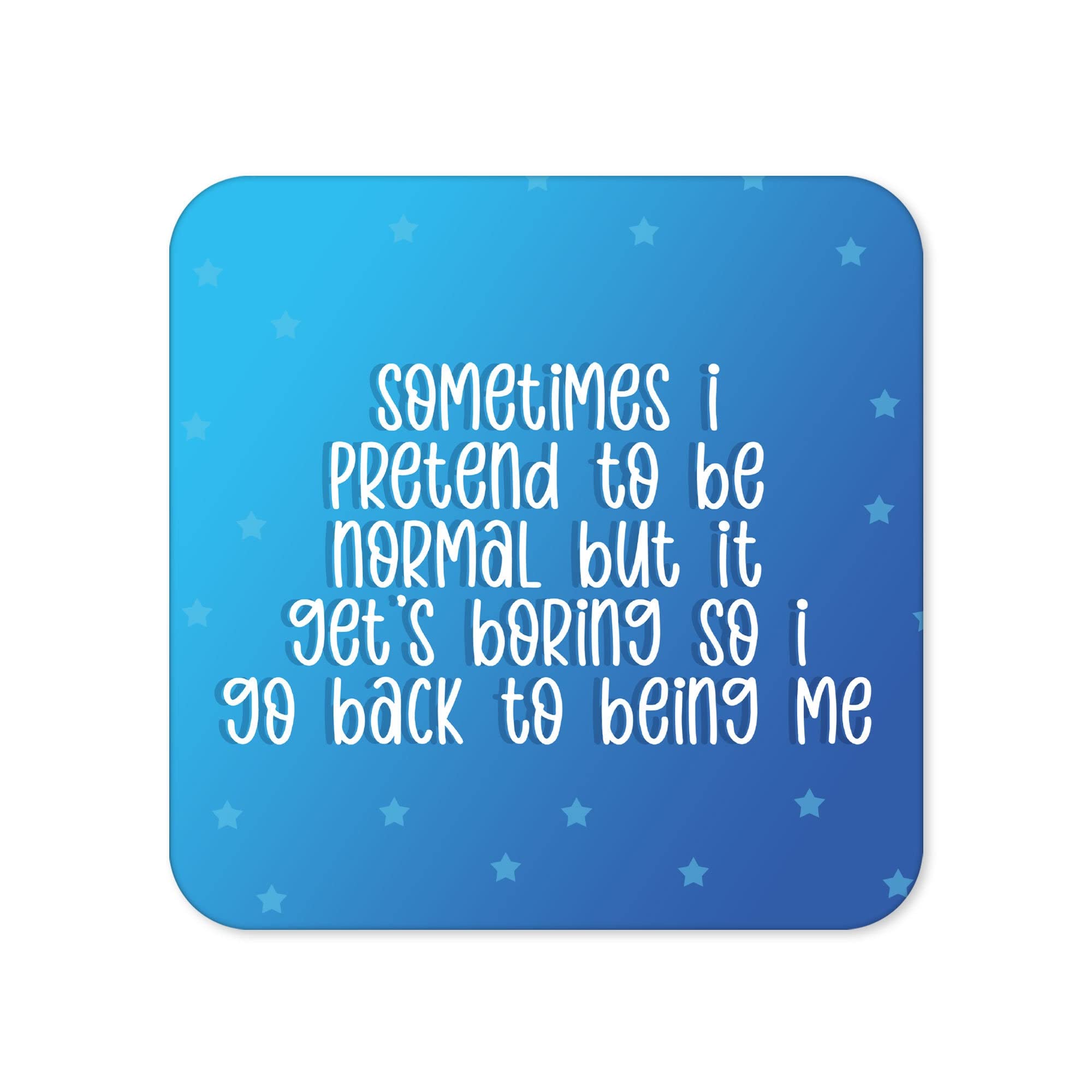 Funny Drinks Coaster | Novelty Office Mug Coasters | Childish Boring Beer Mat | Sarcastic Home Accessory | Silly Prank Joke Coffee - CC61