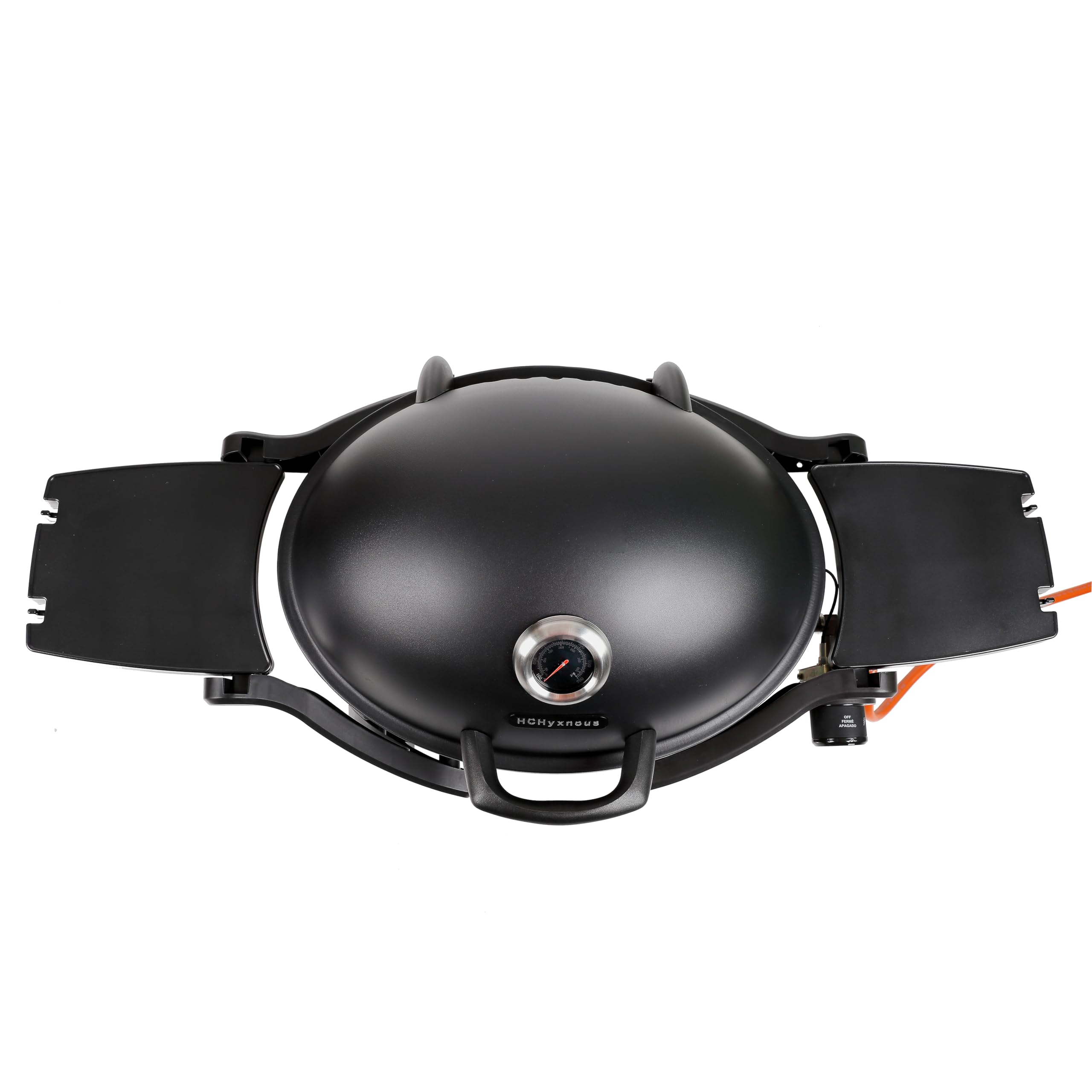 Gasgrill Outdoor Camping Tragbarer Grilltisch Einzelbrenner usw (Schwarz)