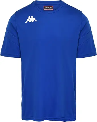 Kappa Men's Blue Football Shirt, Medium, Short Sleeve