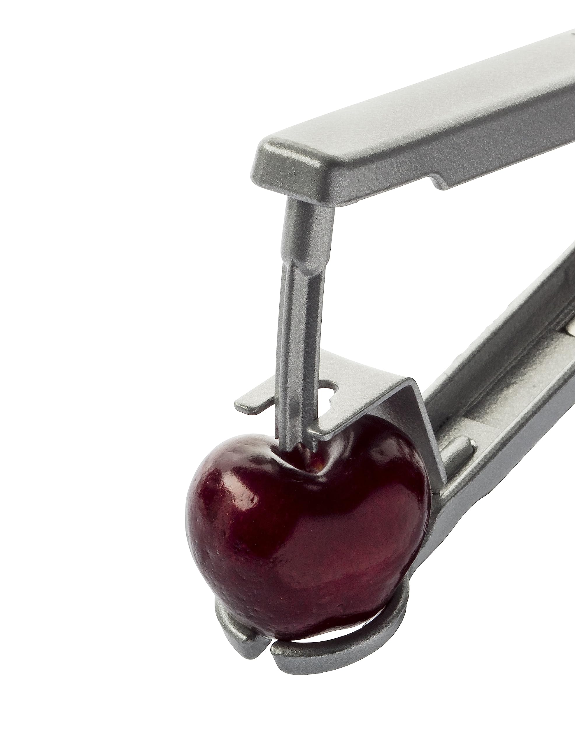 Westmark Set: 1 Dénoyauteur à Cerises + 1 Dénoyauteur à Prunes pour des Fruits prêts à être Cuisiner, Aluminium, Revêtement alimentaire, Lame en Acier inoxydable, Kernex et Steinex, Argenté, 401022E6