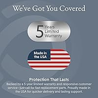 Vista 5 de Foundations Cambiador de bebé horizontal clásico con placa trasera de montaje EZ, montado en la pared, correa de seguridad ajustable con una sola