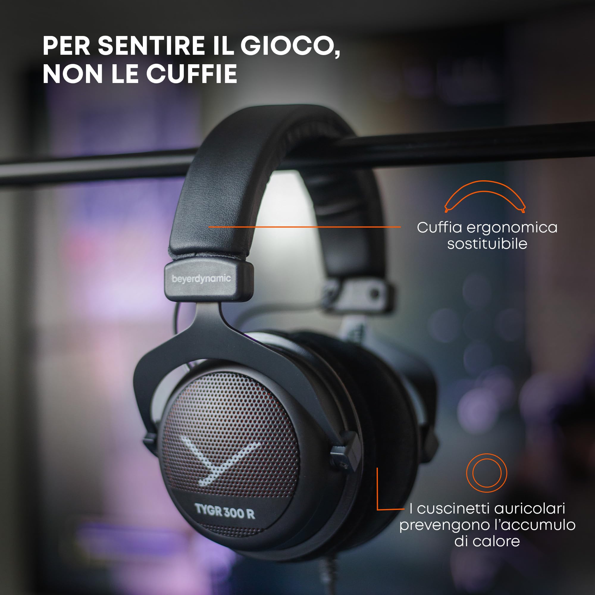 beyerdynamic TYGR 300 R Noir Casque gaming filaire