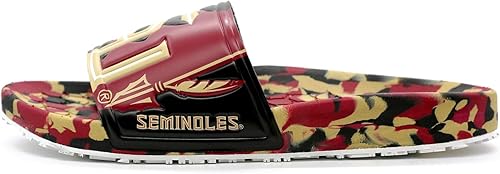 Miniatura 74 de Hype NCAA Team Graphic and Color Unisex Quick Dry Slydr Sandalia Marea carmesí de Alabama,Clemson Tigers,Louisville Cardinals,Army Black