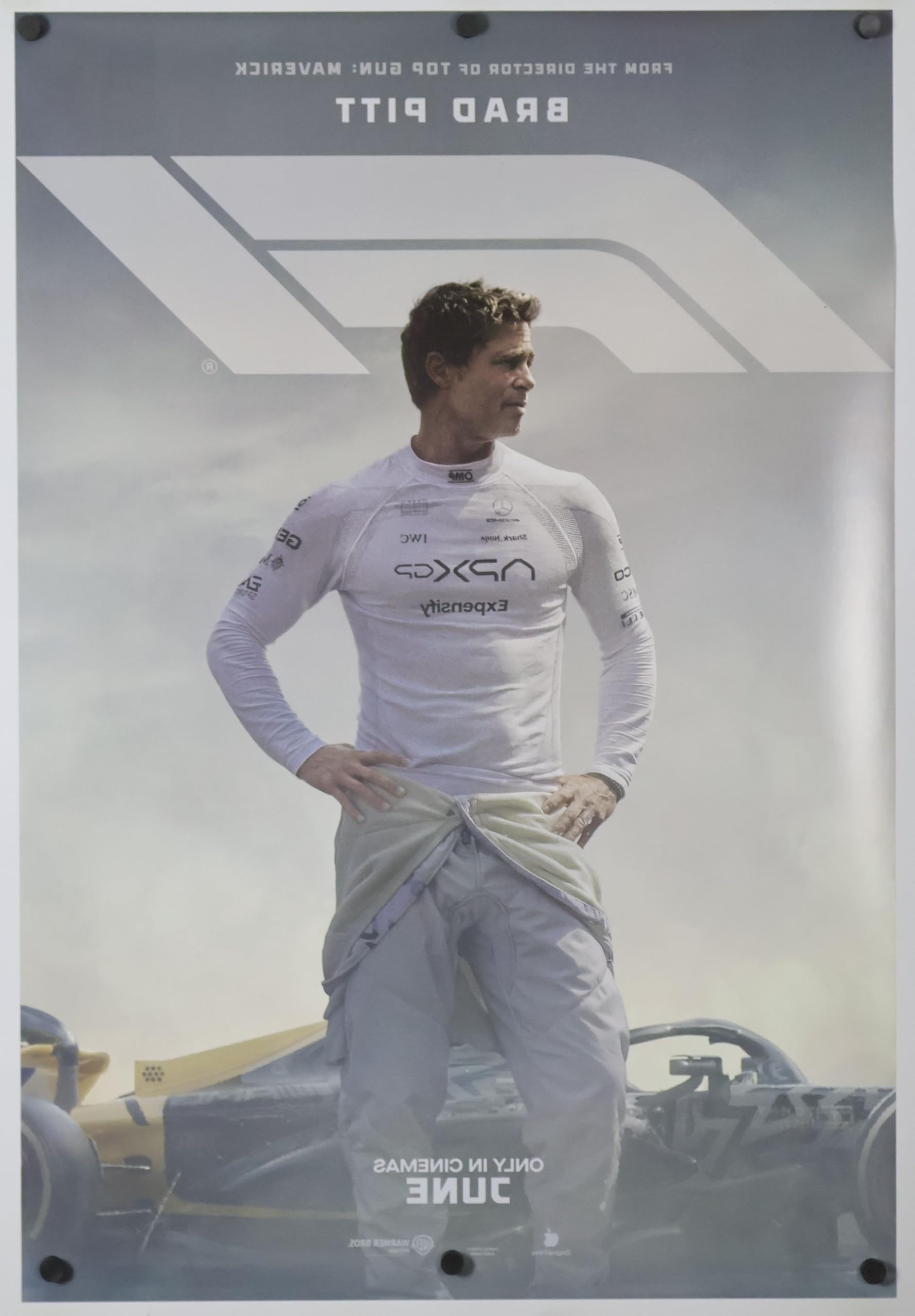 F1 Brad Pitt 50x70cm 2枚セット ポスター Designed this Brad Pitt x F1 poster to fuel the hype! Let me