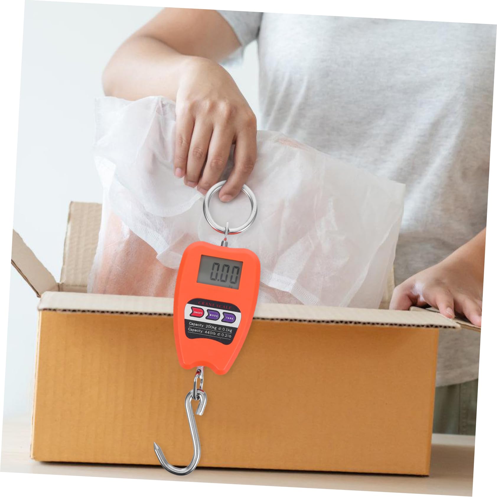 Mini Balance Numérique Pour Peser Le Poisson 200 Kg Pour Bagages Portable Facile À Utiliser