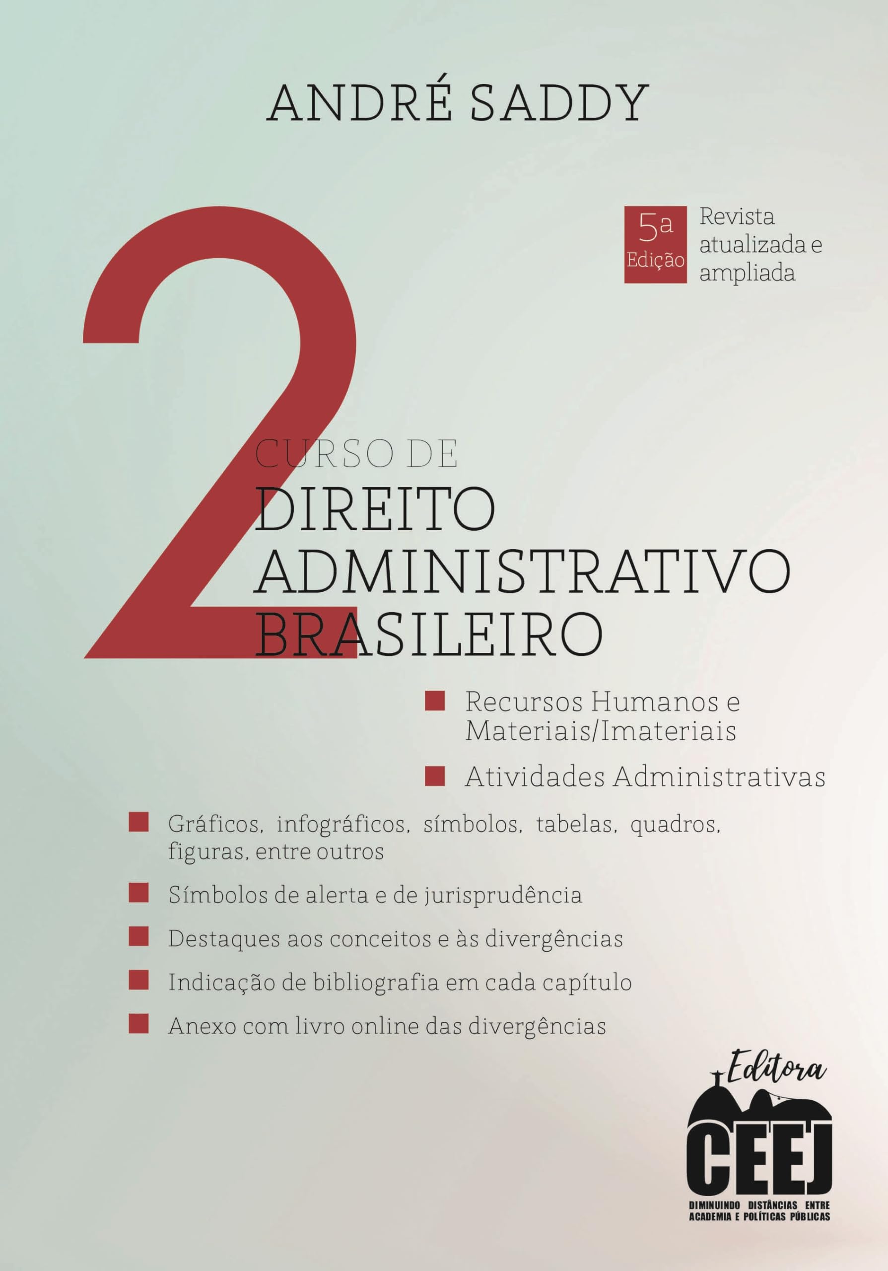 Capa de Curso de Direito Administrativo Brasileiro - Volume 2- 5. ed.