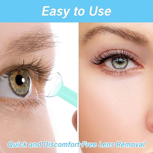 Miniatura 4 de Insertador de émbolo de lente de contacto duro para lentes suaves y duras, herramienta de eliminación de lentes de contacto ocular, émbolos