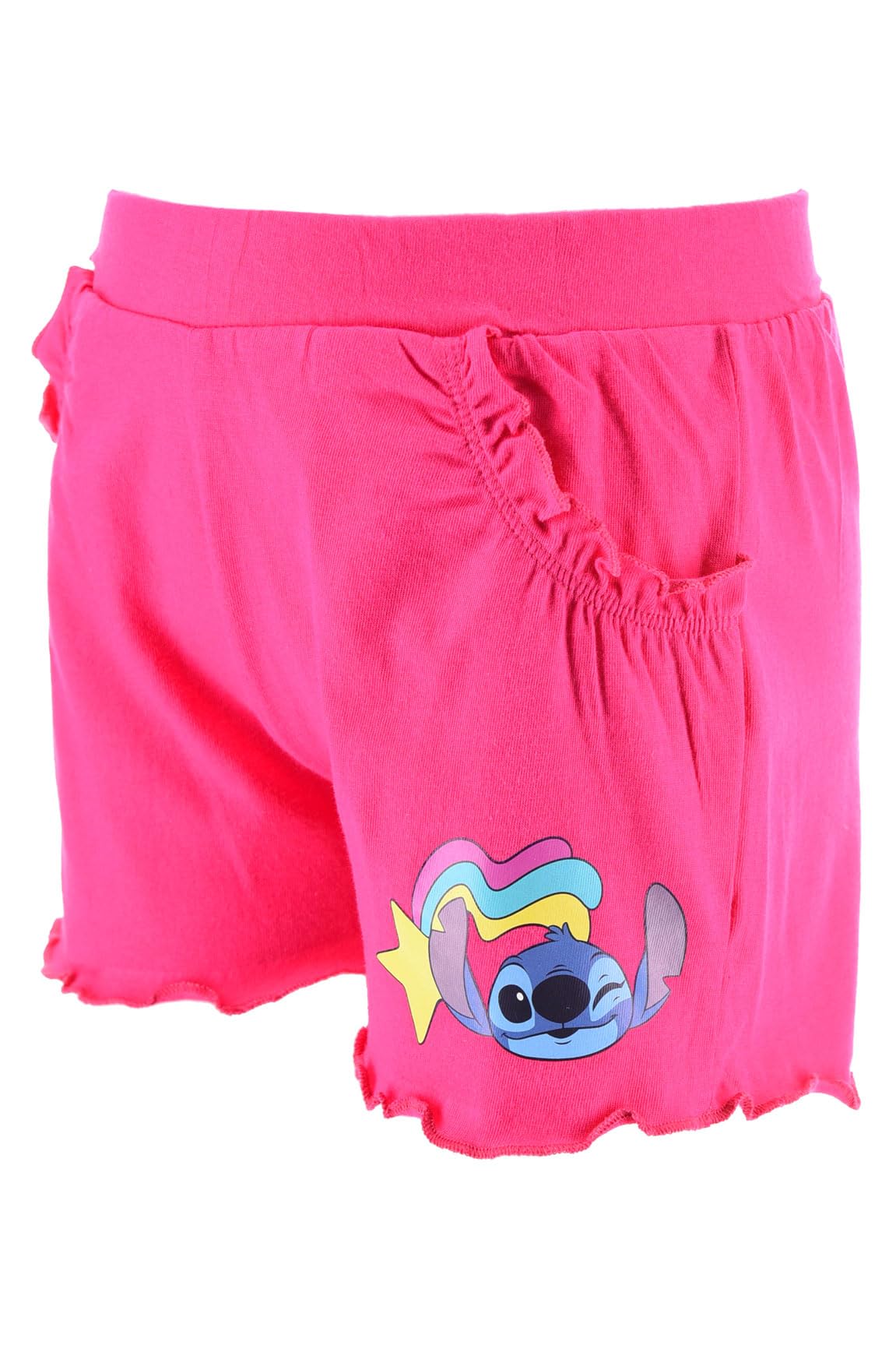 Disney Stitch Completo Estivo Bambina T-Shirt e Pantaloncino o Gonna Tutina Cotone 100% Set Abbigliamento Bambina Estate 3 4 6 8 Anni
