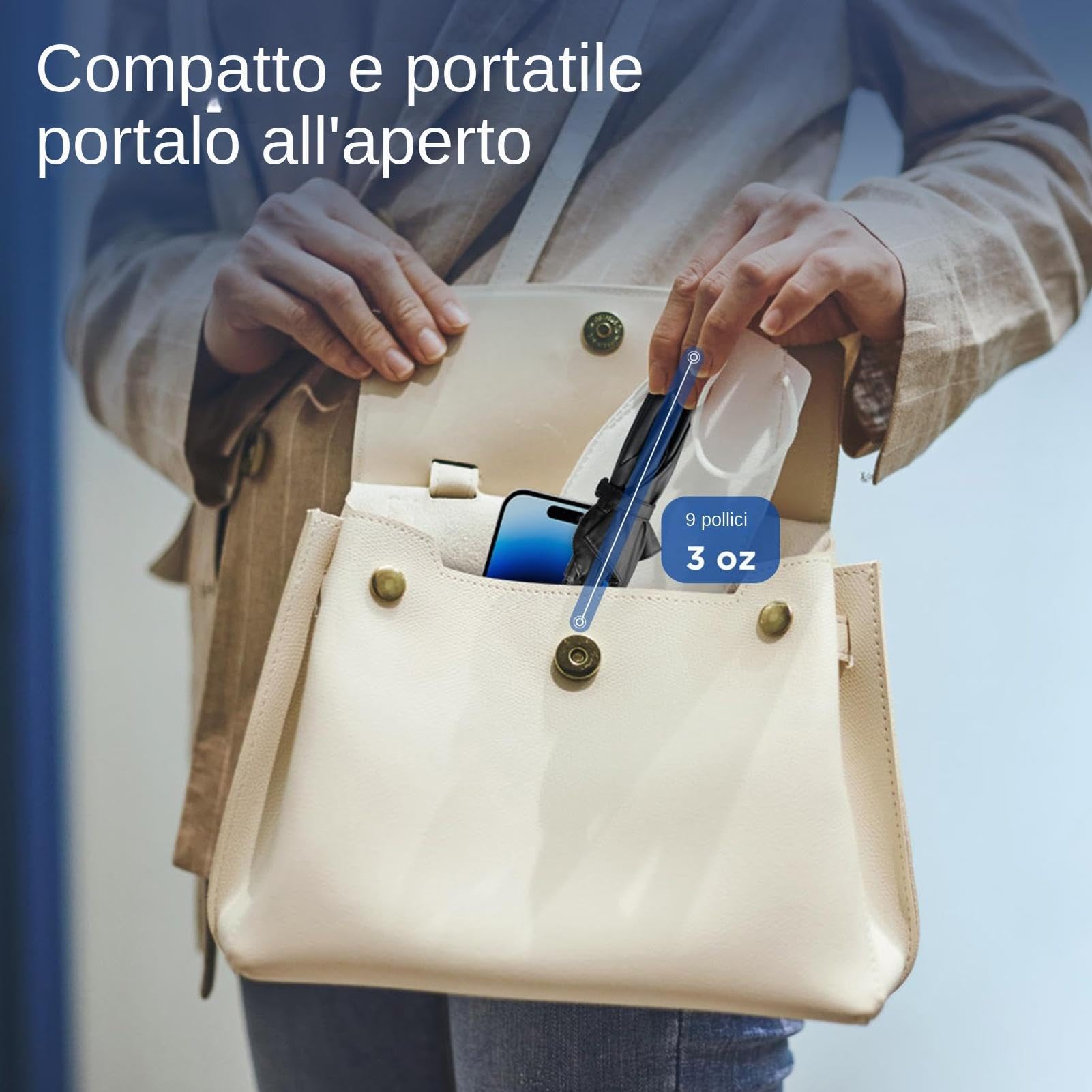 Generico Ombrellino Magnetico Per Cellulare, Parasole Cellulare Regolabile, Mini Ombrello Telefono Per Sole E Pioggia Bici Moto
