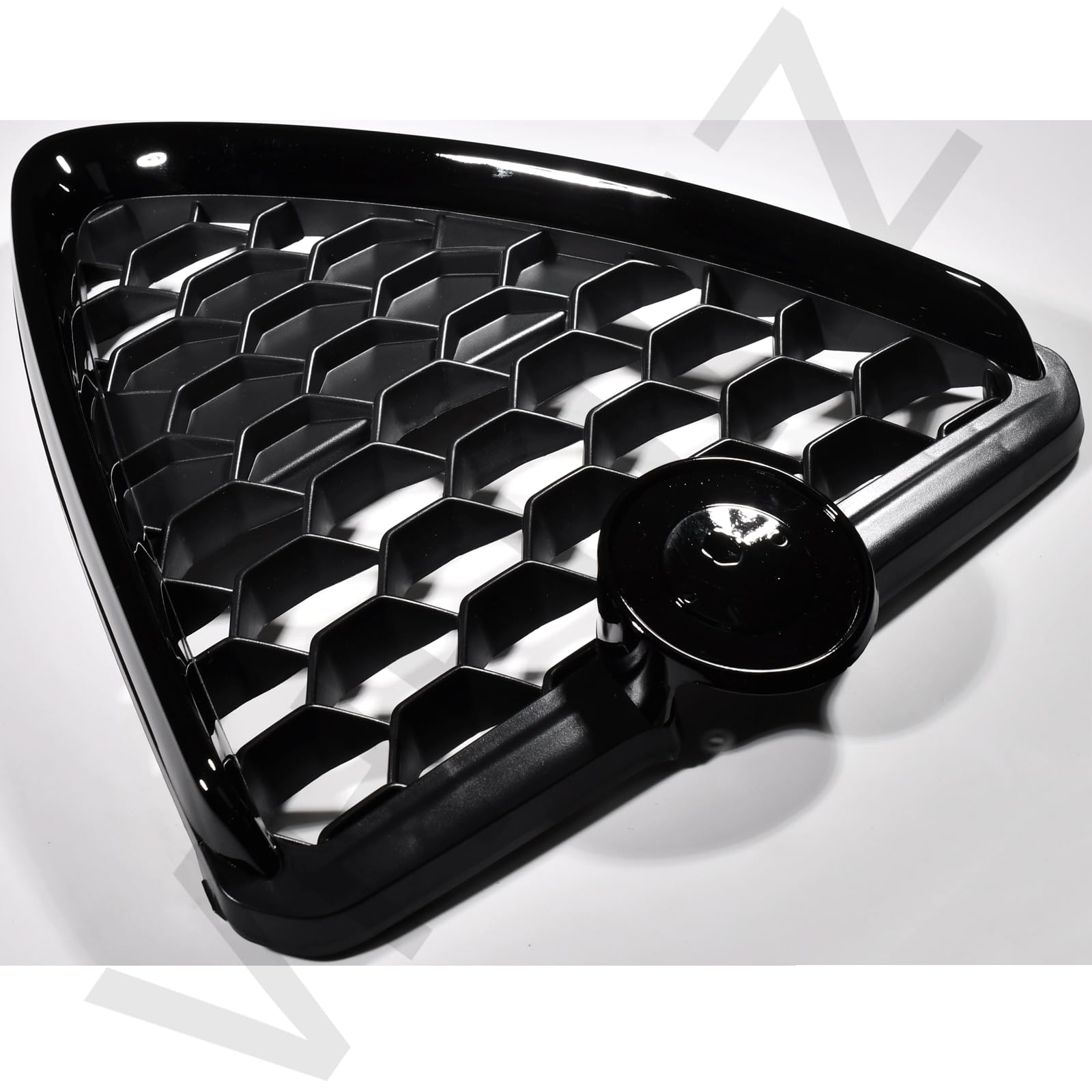 Griglia del radiatore 156112051 Compatibile con Alfa Giulietta dal 2016 Griglia centrale Compatibile con Alfa Romeo Nido D'ape Nero Brunito Sportivo (Nero)