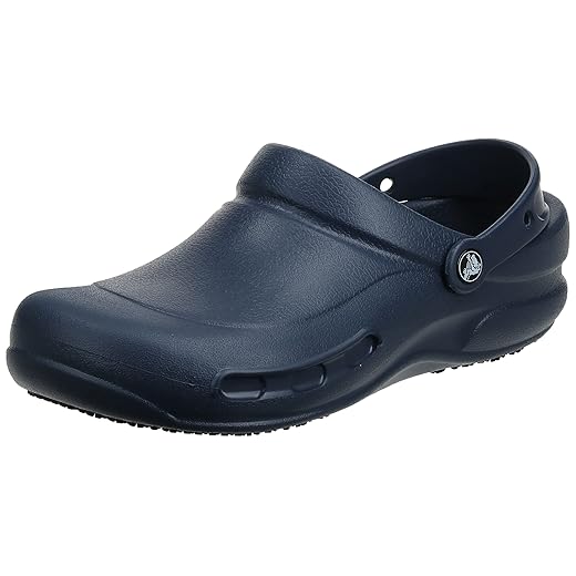 Crocs Unisex Men's and Women's Specialist II Vent Clog | Work Shoes, Navy, 17 US