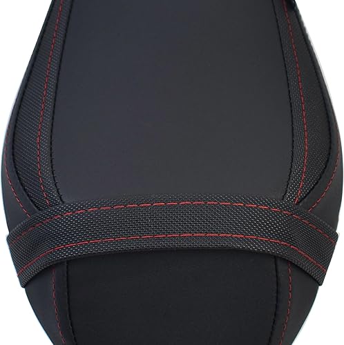 Miniatura 8 de Midimttop Touring Soft Waterpfroof Leather Front Driver Seat,Rear Passenger Seat Cushion Seat Pad Rear Pillion Seat fit for Ka-wa-sa-ki Z900 Z-900