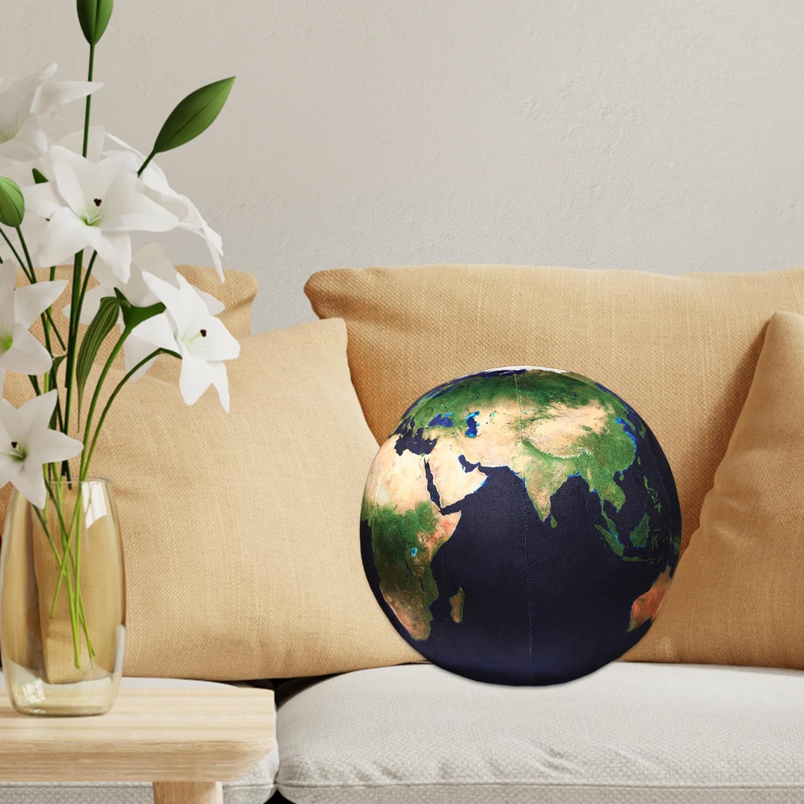 XIGUI Planeta 3D ultra realista, luna, tierra, el sol, almohadas de juguete de felpa, para niños, adolescentes y adultos, para maestros y padres, juguete educativo de aprendizaje, 10.6 pulgadas (El XIGUI Planeta 3D ultra realista, luna, tierra, el sol, almohadas de juguete de felpa, para niños, adolescentes y adultos, para maestros y padres, juguete educativo de aprendizaje, 10.6 pulgadas (El