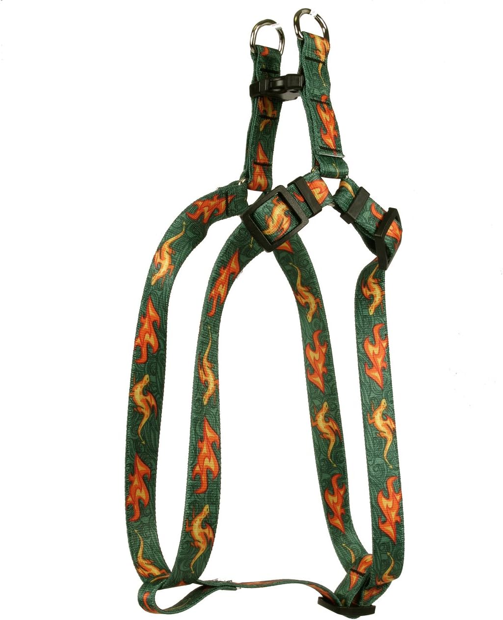 Yellow Dog Design Bright Owls Step-in Dog Harness 1" Wide and Fits Chest Circumference of 25 to 40", Large