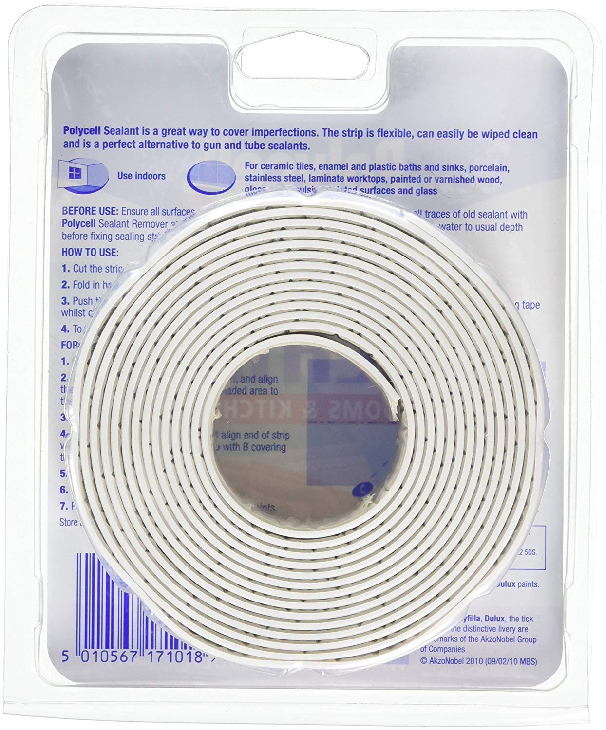 Polycell - Sealant Roll 41mm White - PLCSSBKWH41 (4)
