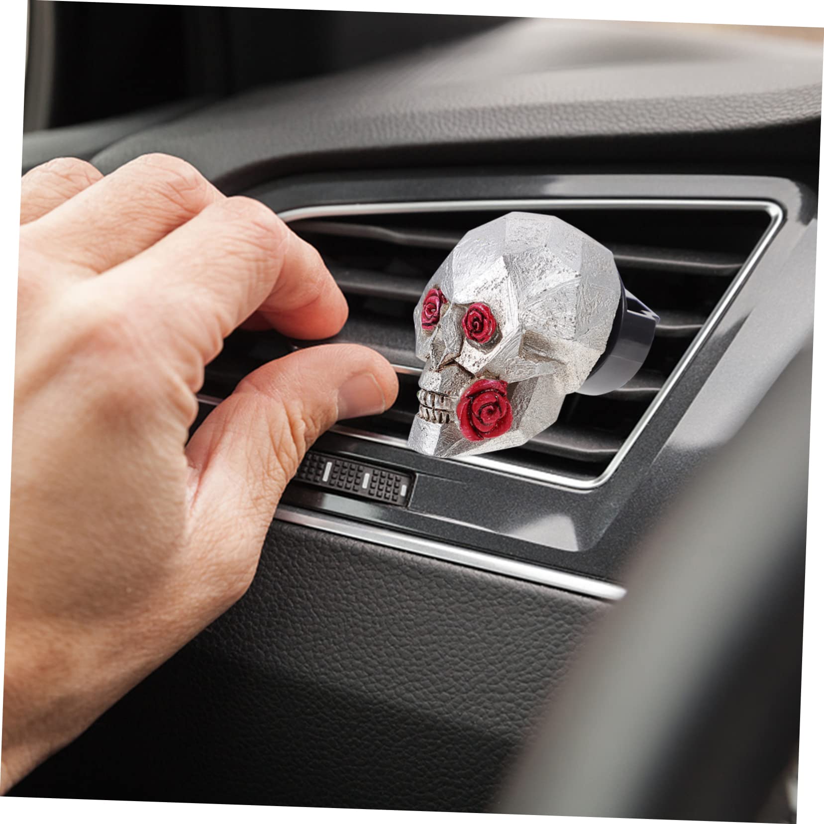 Gatuida 6stücke Geisterkopf Aromatherapie Clips Für Auto Lustige Auto Dekoration Hochwertiger Ventilclip Für Angenehmen Duft Im Fahrzeug Zuhause